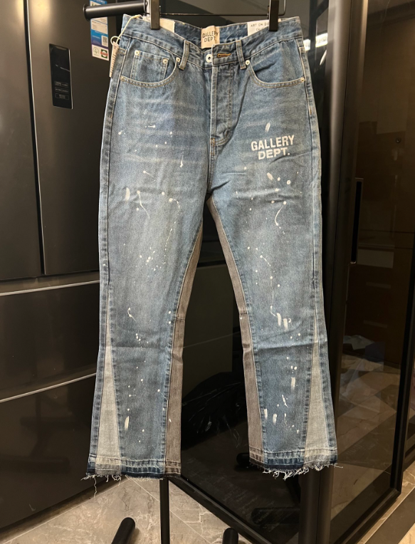 Paint Splatter Denim Jeans