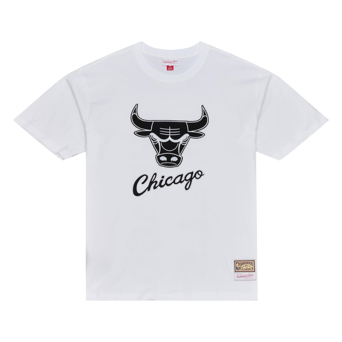 M&N NBA Chicago Bulls Monochrome Short Sleeve Tee