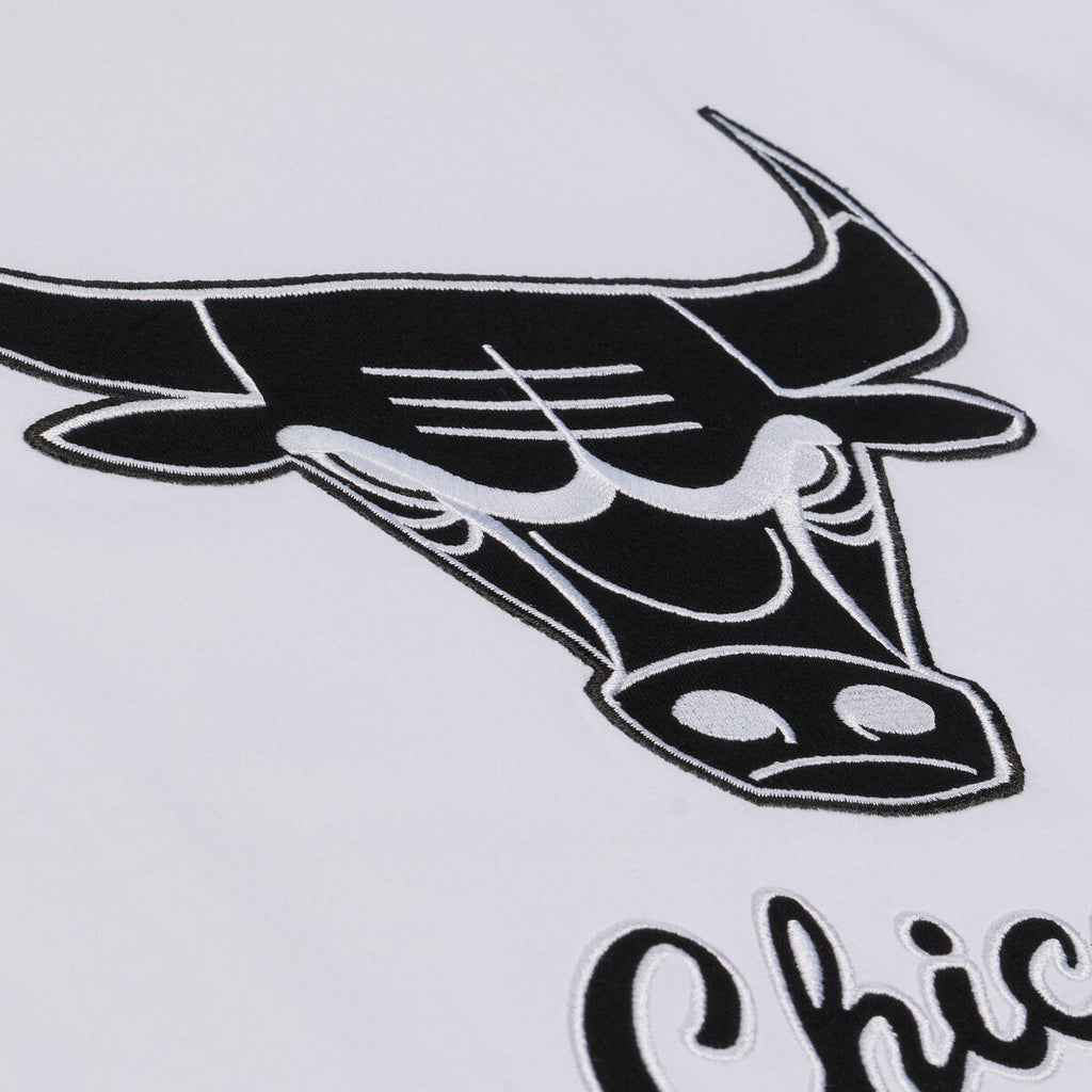 M&N NBA Chicago Bulls Monochrome Short Sleeve Tee