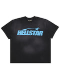 Hellstar Classic T-Shirt Regular Print Black/Blue