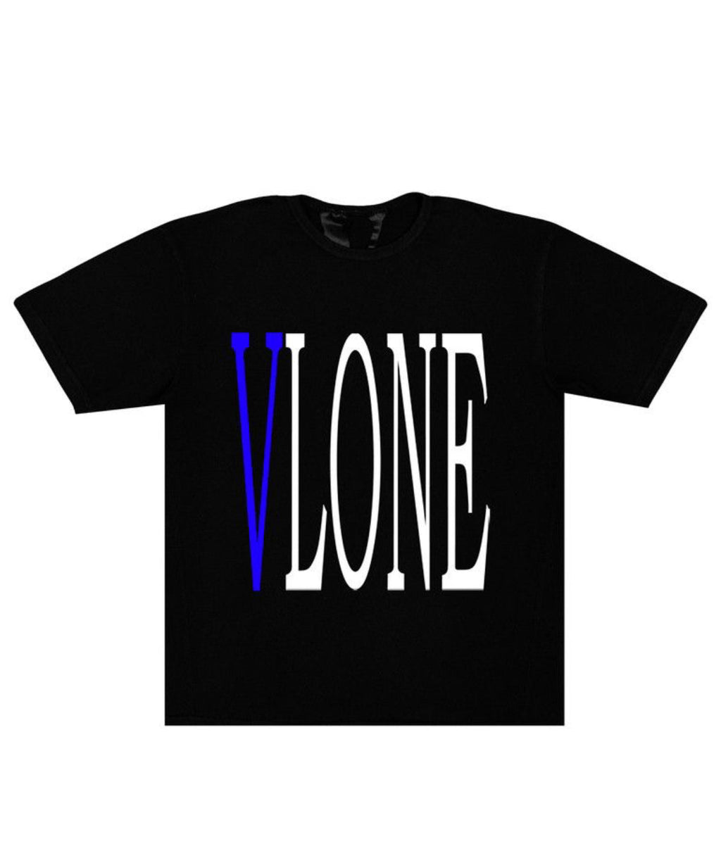 Vlone Staple T-Shirt Black/Blue