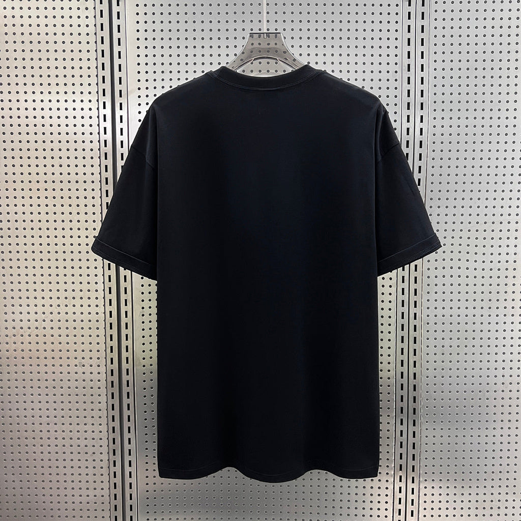Corteiz CRTZ Script Graffiti Oversized Tee – Black/Pink