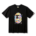 Bathing Ape T-Shirt Summer Candy Camouflage Ape Head Printed Short Sleeve T-shirt