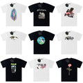 Palm Angels Graphic Print Tee Loose Crew Neck Streetwear T-Shirt