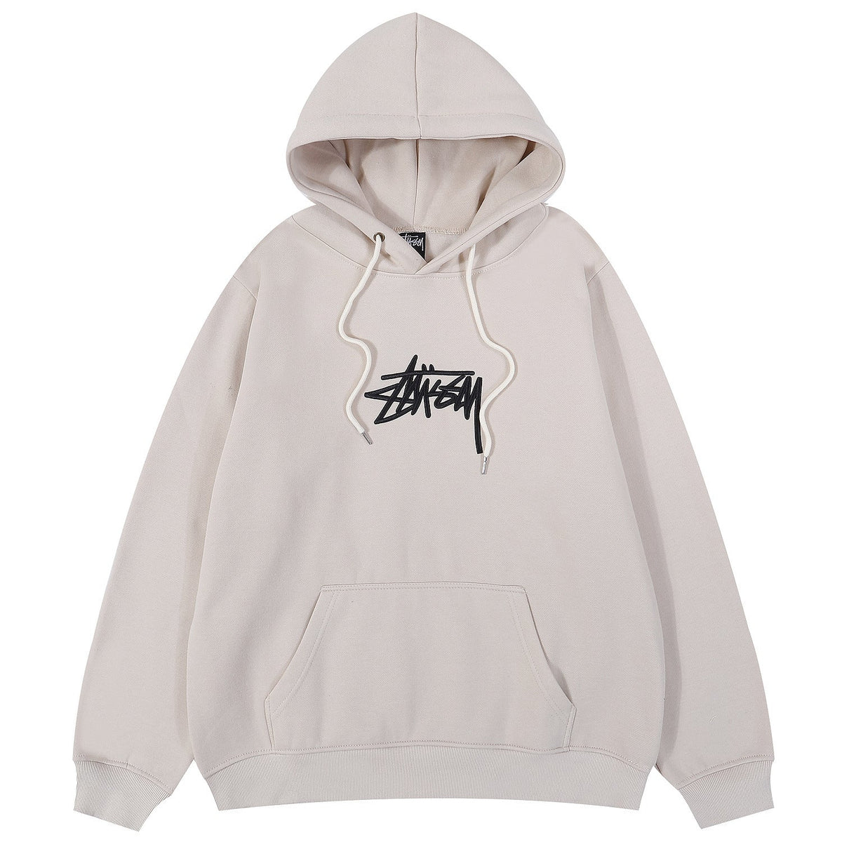 Stussy Hoodie Embroidered Fleece Fashion Hooded Sweater