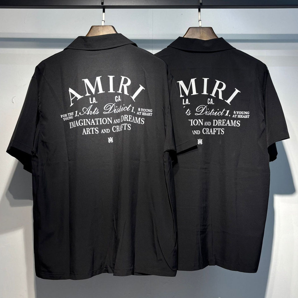 Amiri Letter Graphic Relaxed-Fit Shirt