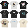 Represent Shark Washed Graphic Oversized Tee Streetwear Unisex