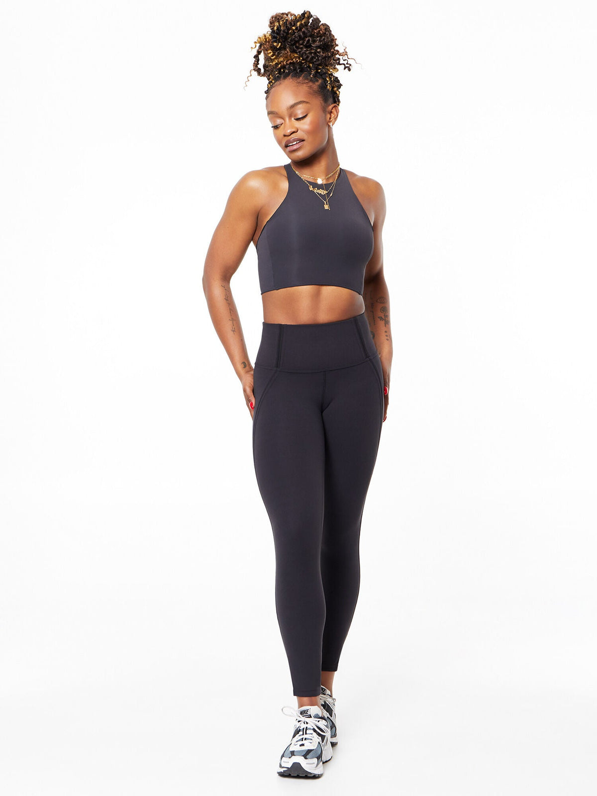 Strong Lines Bra Black