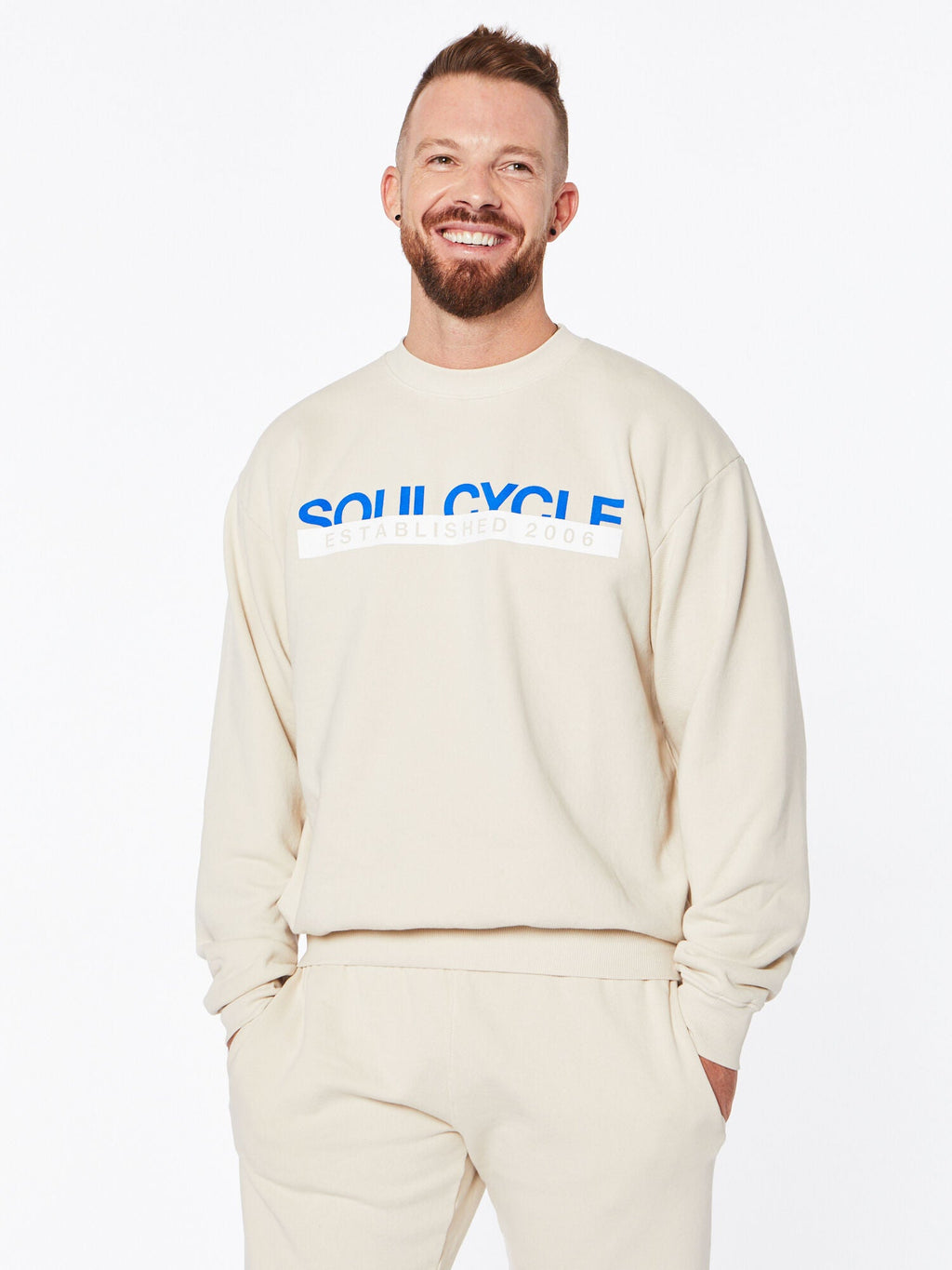 SAM CREW SWEATSHIRT CREAM