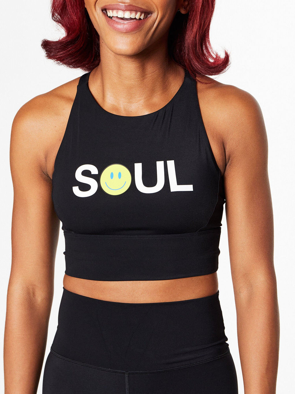 HIGHNECK PODIUM BRA BLACK