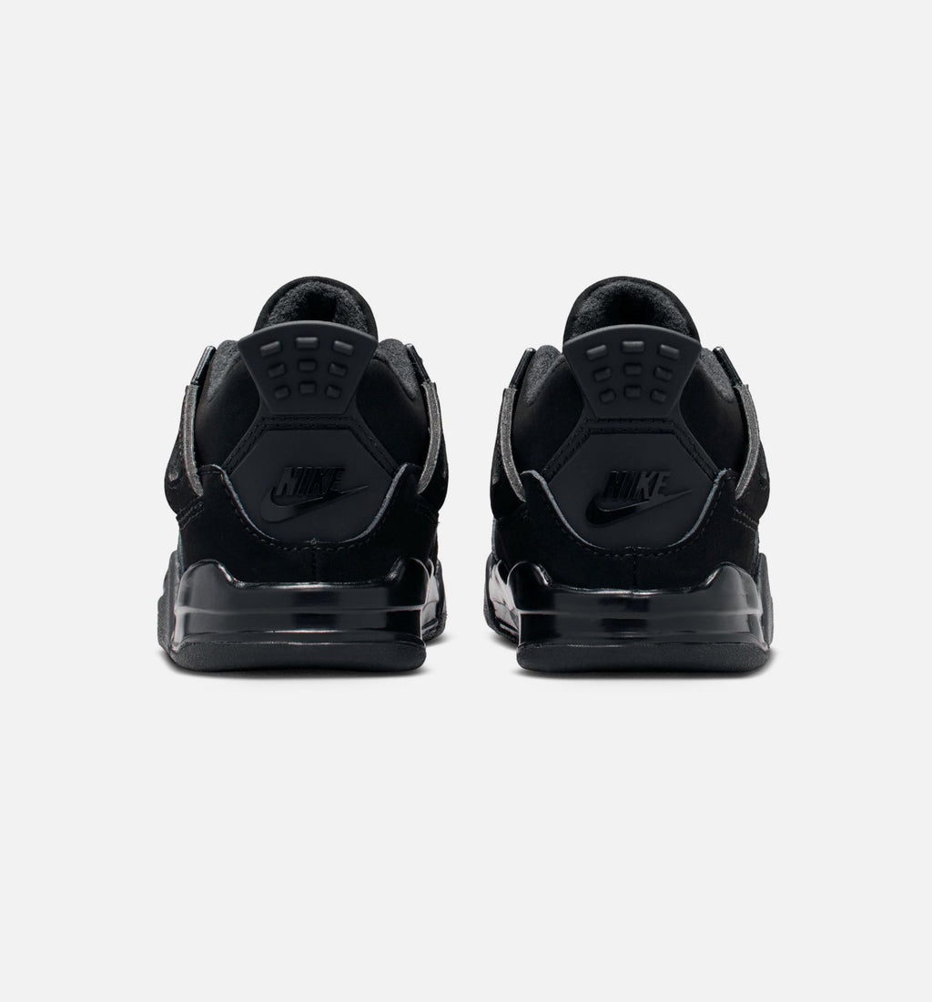 Air Jordan 4 Retro Black Cat Infant/Toddler Shoes - Black Light Graphite