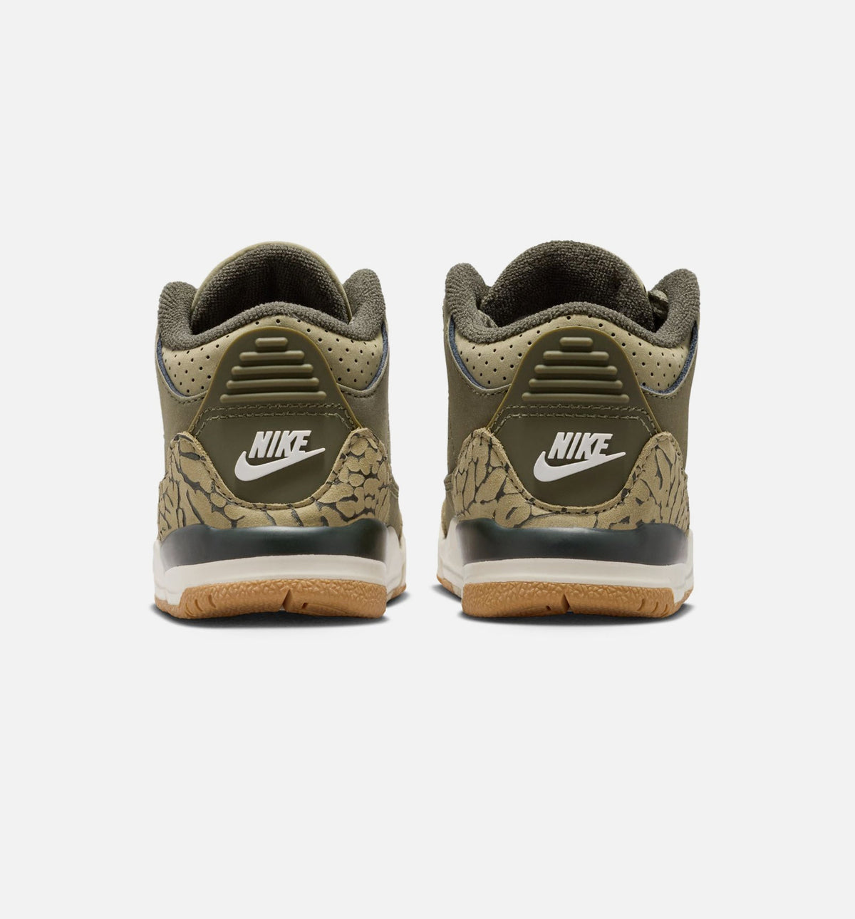 Air Jordan 3 Retro 'Medium Olive' - Infant/Toddler Lifestyle Sneaker (Medium Olive/Sequoia/Neutral Olive/Sail)