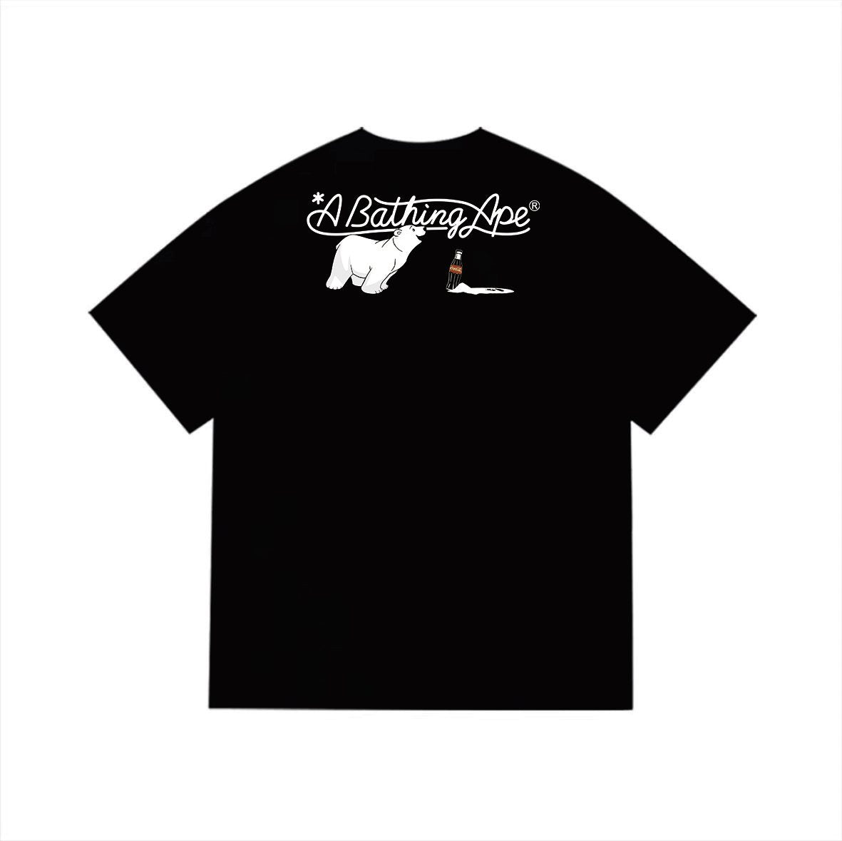 BAPE Polar Bear Coca-Cola Graphic T-Shirt