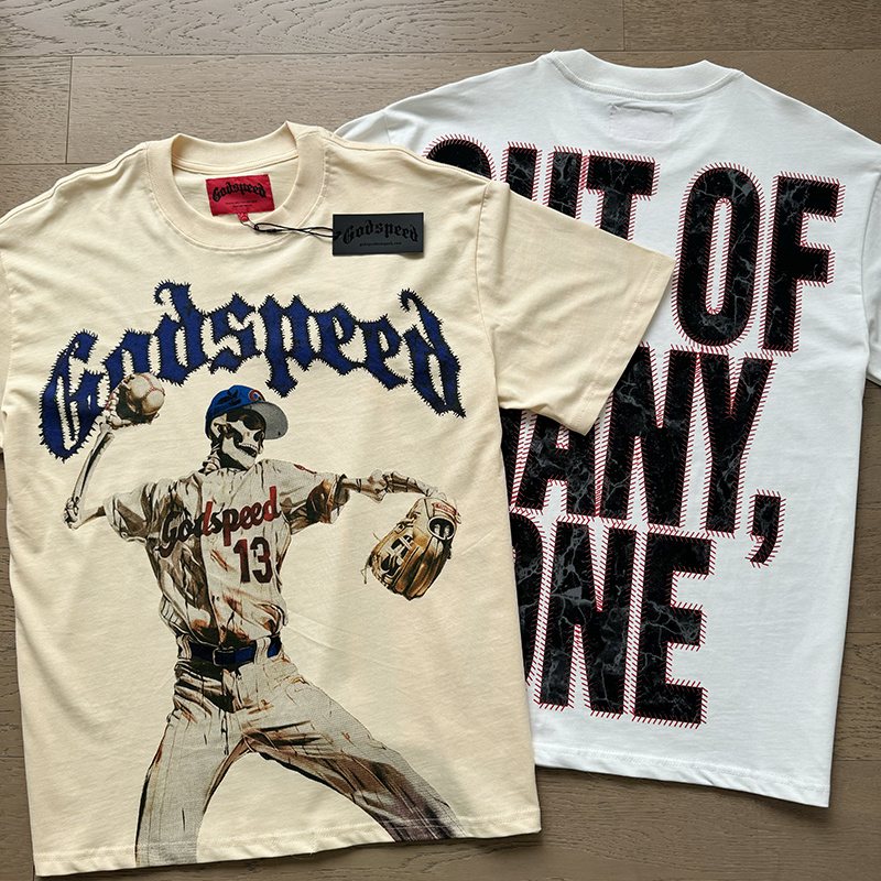 Godspeed Baseball Graphic T-Shirt