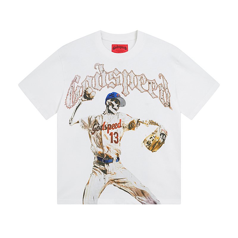 Godspeed Baseball Graphic T-Shirt