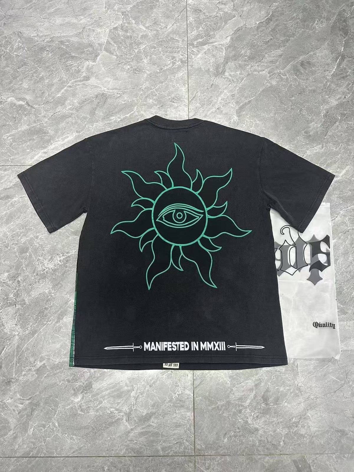 Godspeed Washed Black Rock Graphic T-Shirt