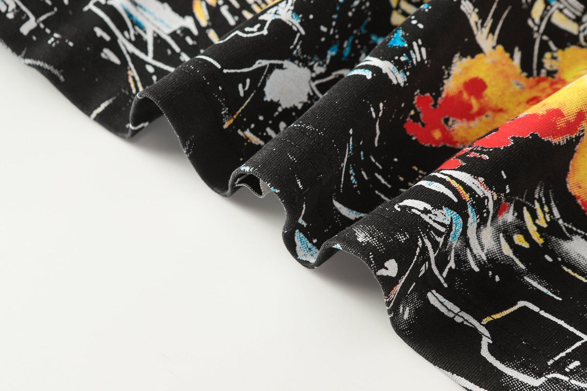 Godspeed Spooky Invasion Skeleton Graphic T-Shirt