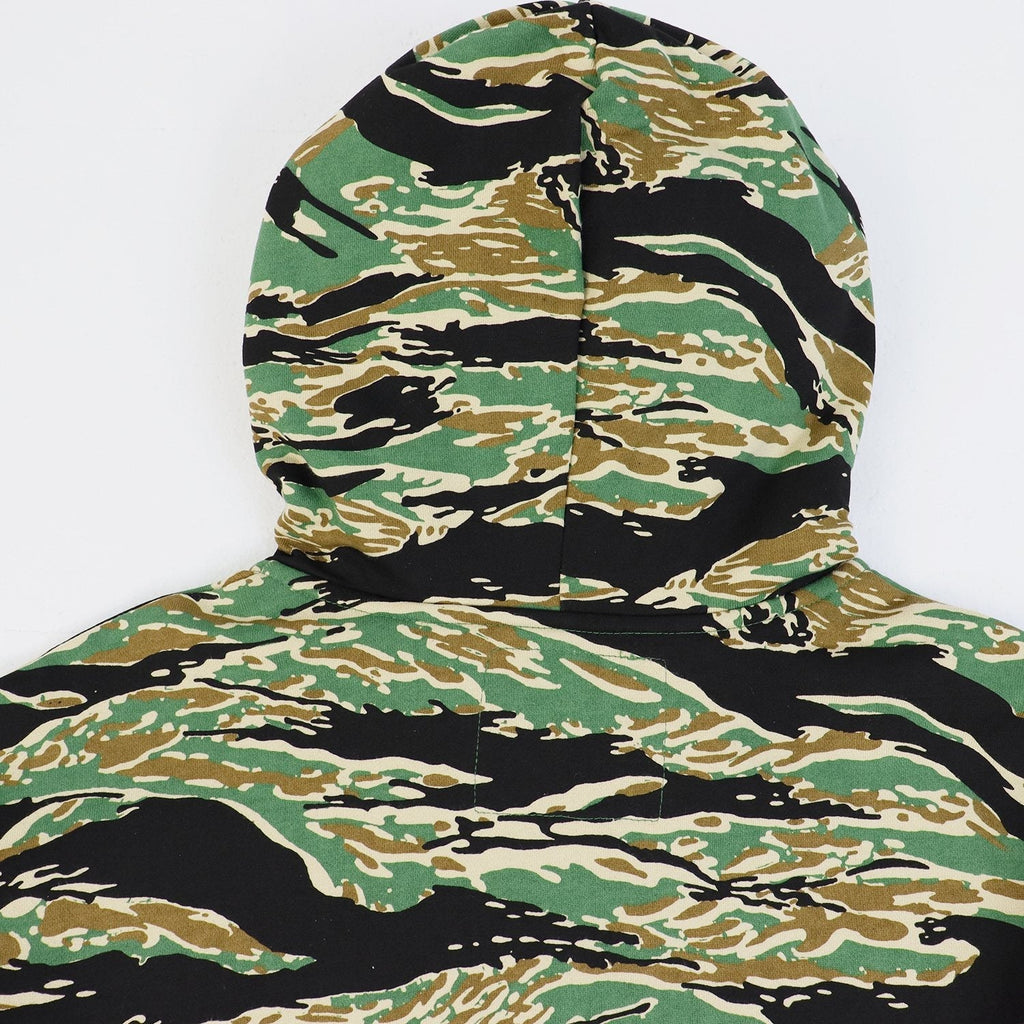 Godspeed Camouflage Gothic Letter Zip Hoodie