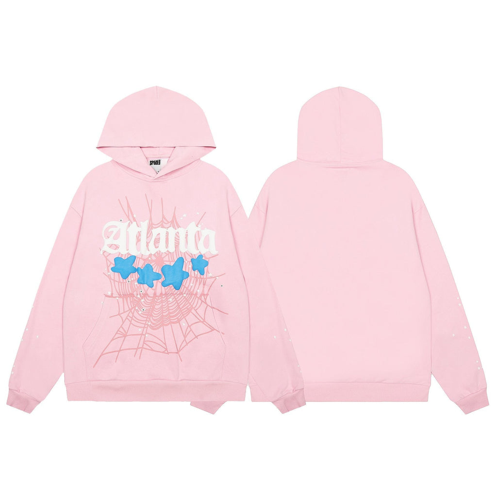 Sp5der Spiderweb Graphic Hoodie & Sweatpants Matching Set