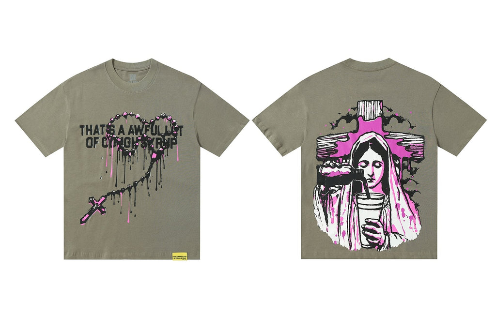 THAT'S A AWFUL LOT OF COUGH SYRUP Front & Back Graphic T-Shirt