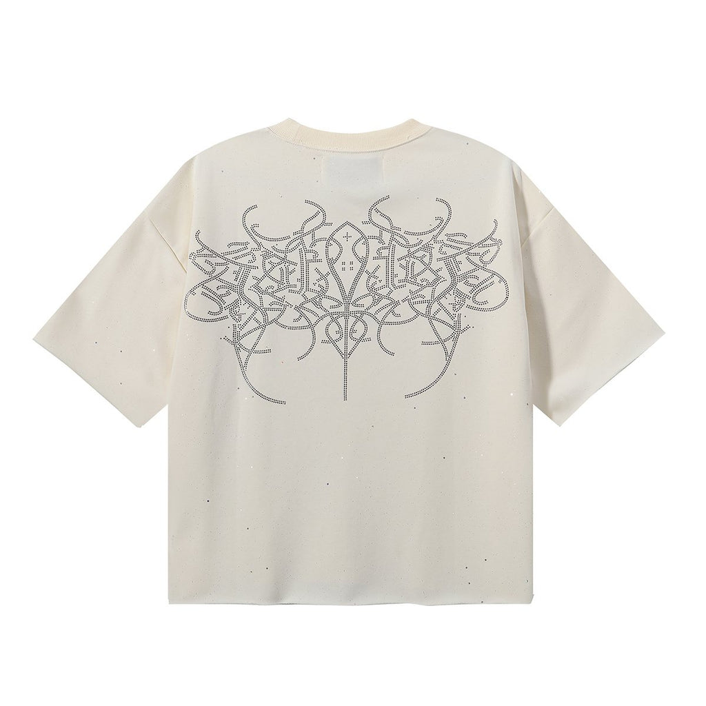 BKYS Revival Skeleton Rhinestone Graphic T-Shirt