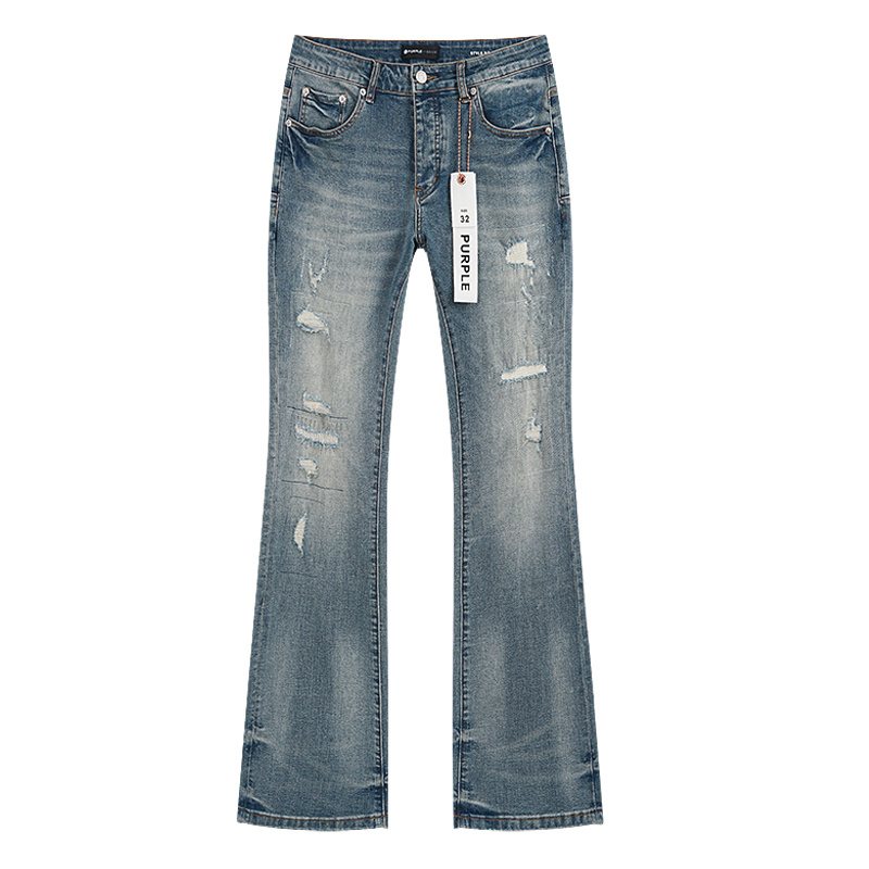 Purple Brand Distressed Flared Jeans