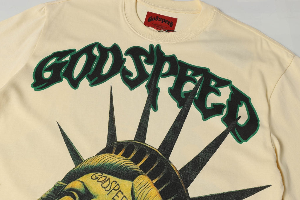 Godspeed Statue of Liberty Sun Eye Short-Sleeve T-Shirt
