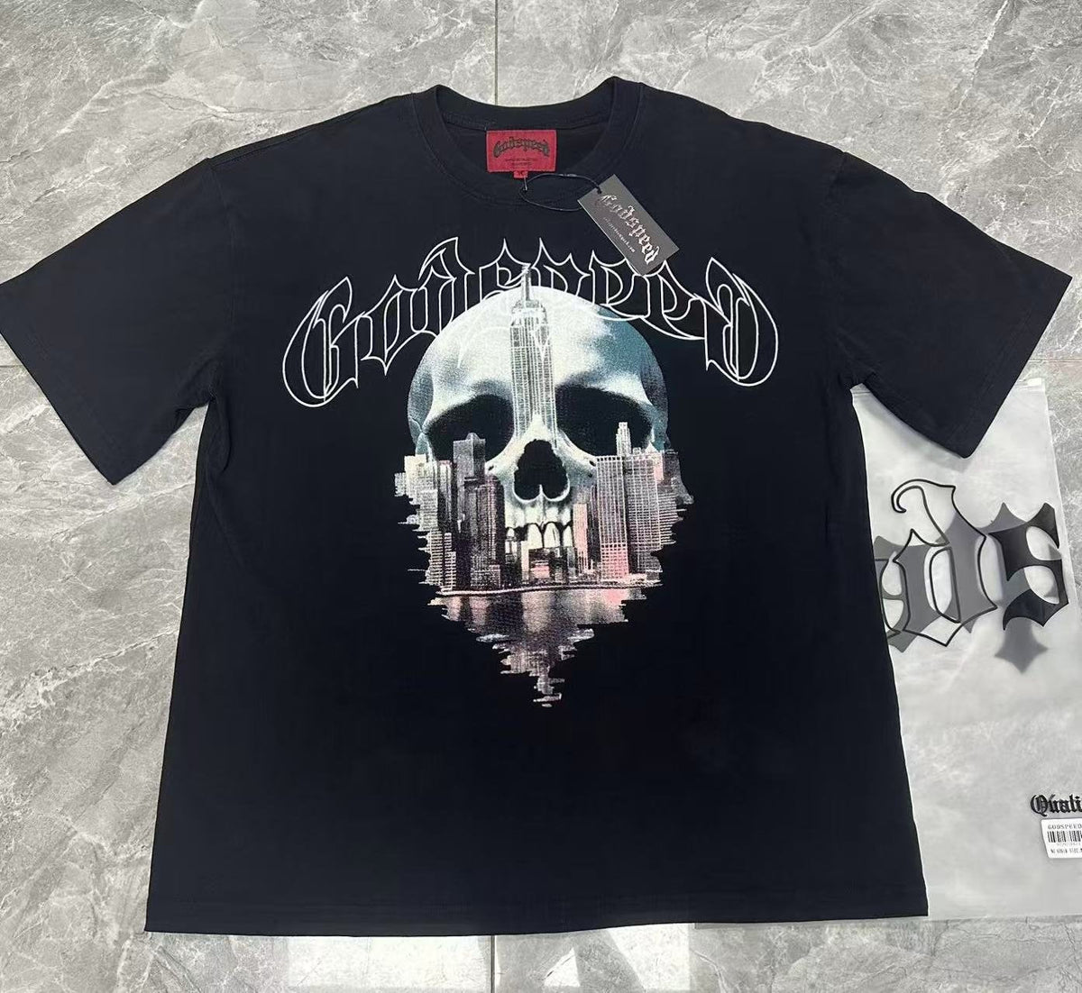 Godspeed Skull City Graphic T-Shirt