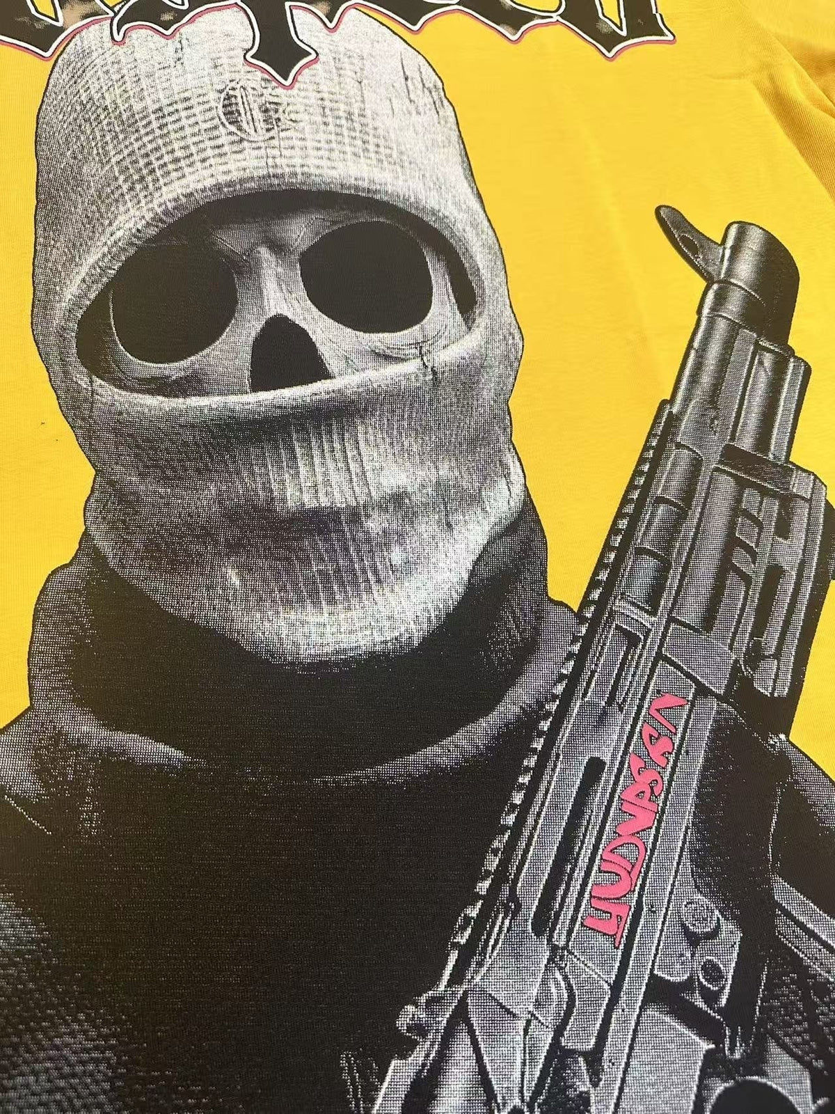 Godspeed Yellow Masked Figure Graphic T-Shirt
