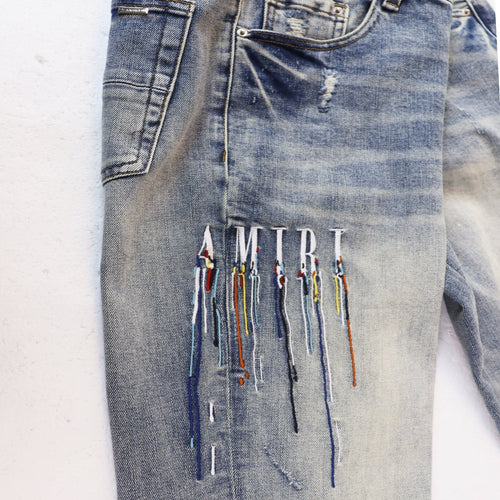 AMIRI Sinners Distressed Skinny Jeans