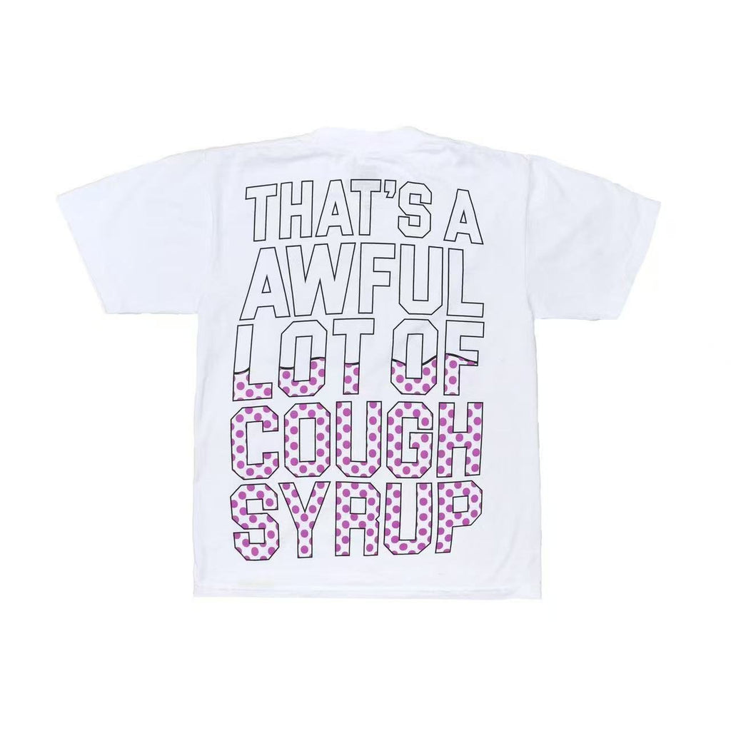 THAT'S A AWFUL LOT OF COUGH SYRUP Front & Back Graphic Short-Sleeve T-Shirt
