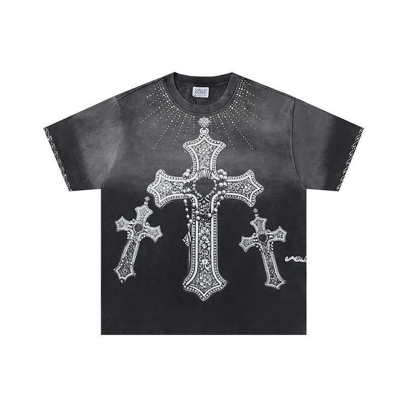 VALE USA Cross Graphic Short-Sleeve T-Shirt