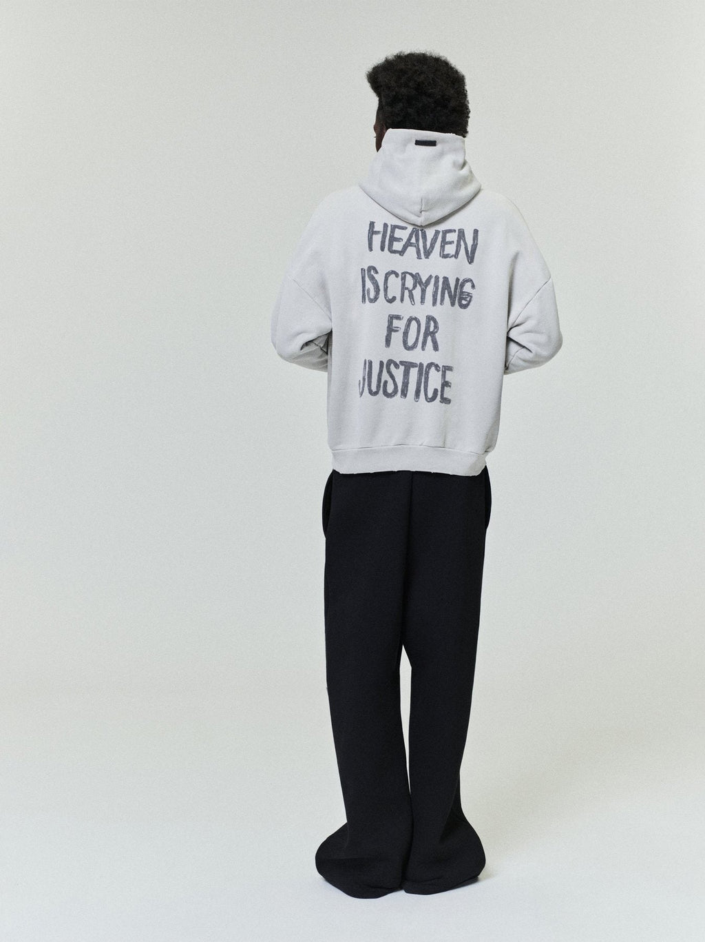 Fear of God Heaven Is Crying for Justice Graphic Hoodie
