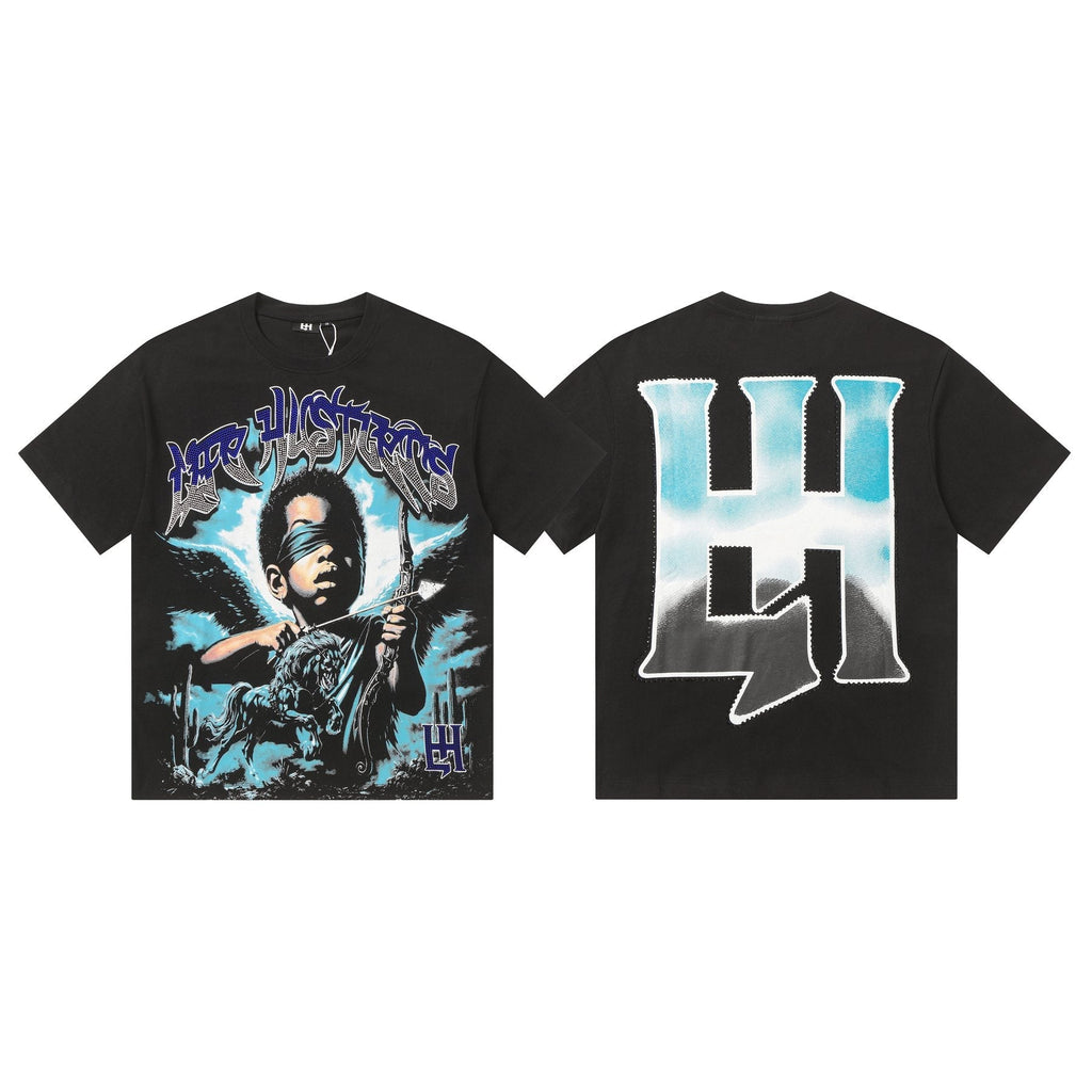 Life Hustlere Rhinestone Graphic T-Shirt