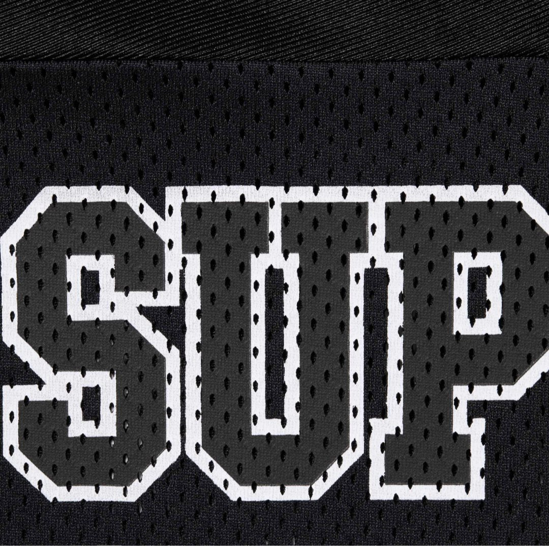Supreme Number Graphic Mesh Football Jersey