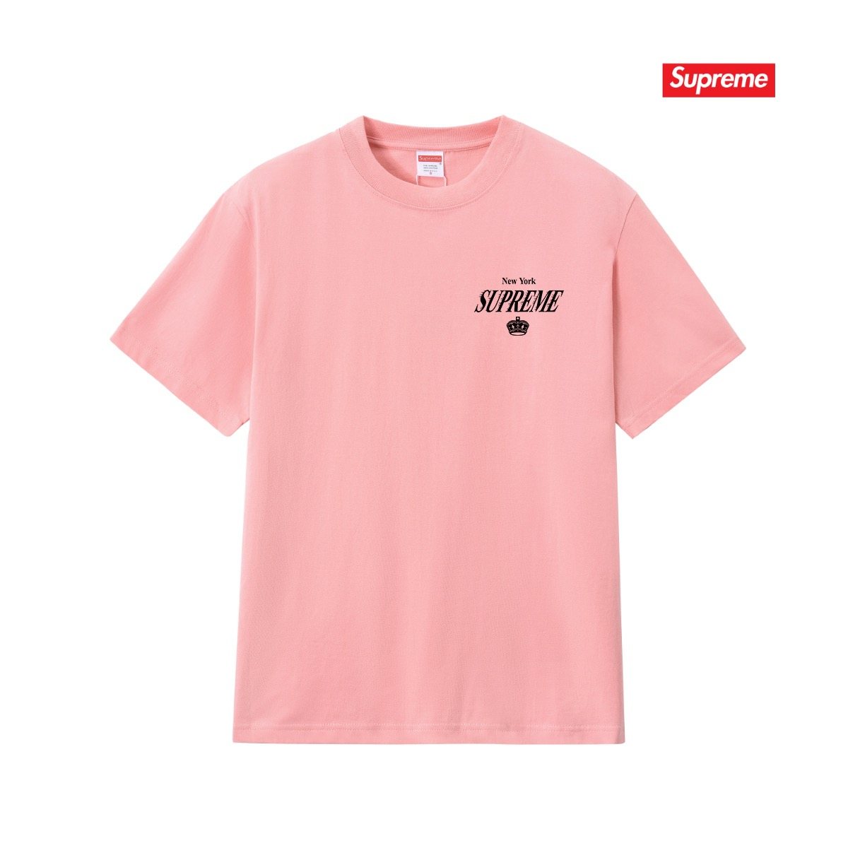 Supreme Front Chest and Back Graphic T-Shirt