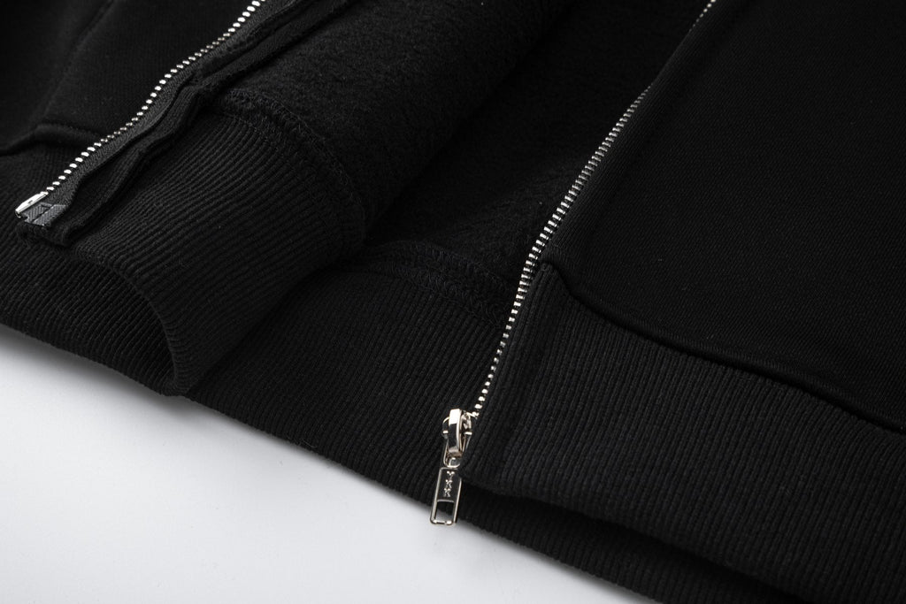 Supreme Front Appliqué Zip Hoodie