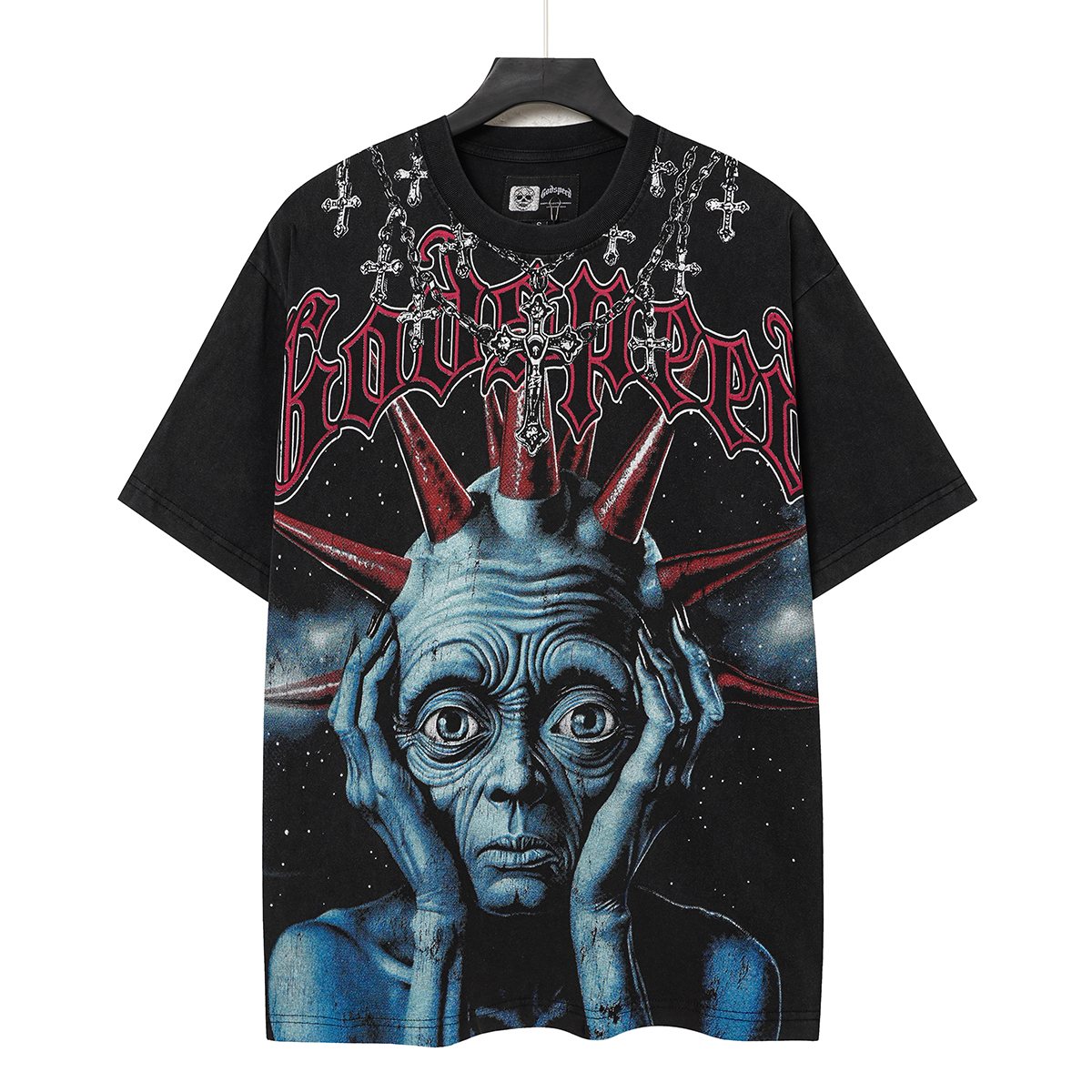 Godspeed Alien Human Graphic Short-Sleeve T-Shirt