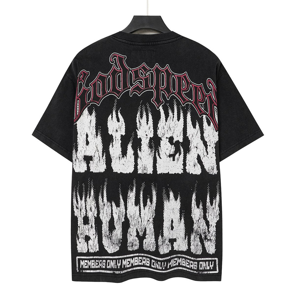 Godspeed Alien Human Graphic Short-Sleeve T-Shirt