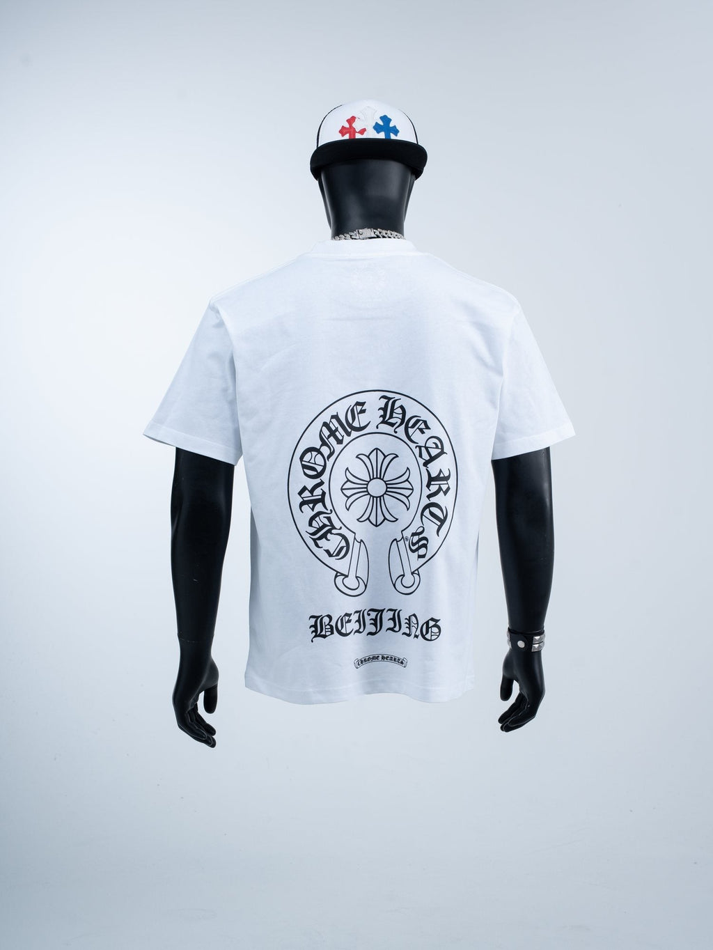 Chrome Hearts Beijing Horseshoe Script Graphic T-Shirt