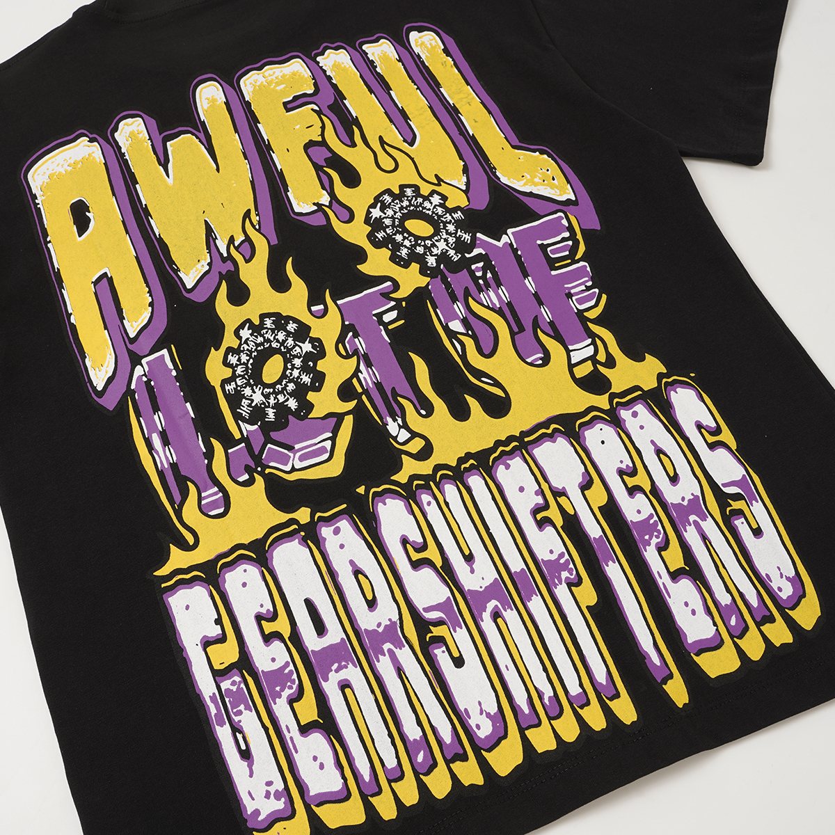 THAT'S A AWFUL LOT OF COUGH SYRUP Black Front & Back Graphic T-Shirt