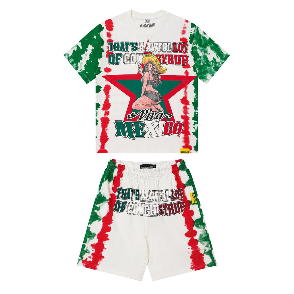 THAT'S A AWFUL LOT OF COUGH SYRUP Cowgirl Graphic Short-Sleeve Set