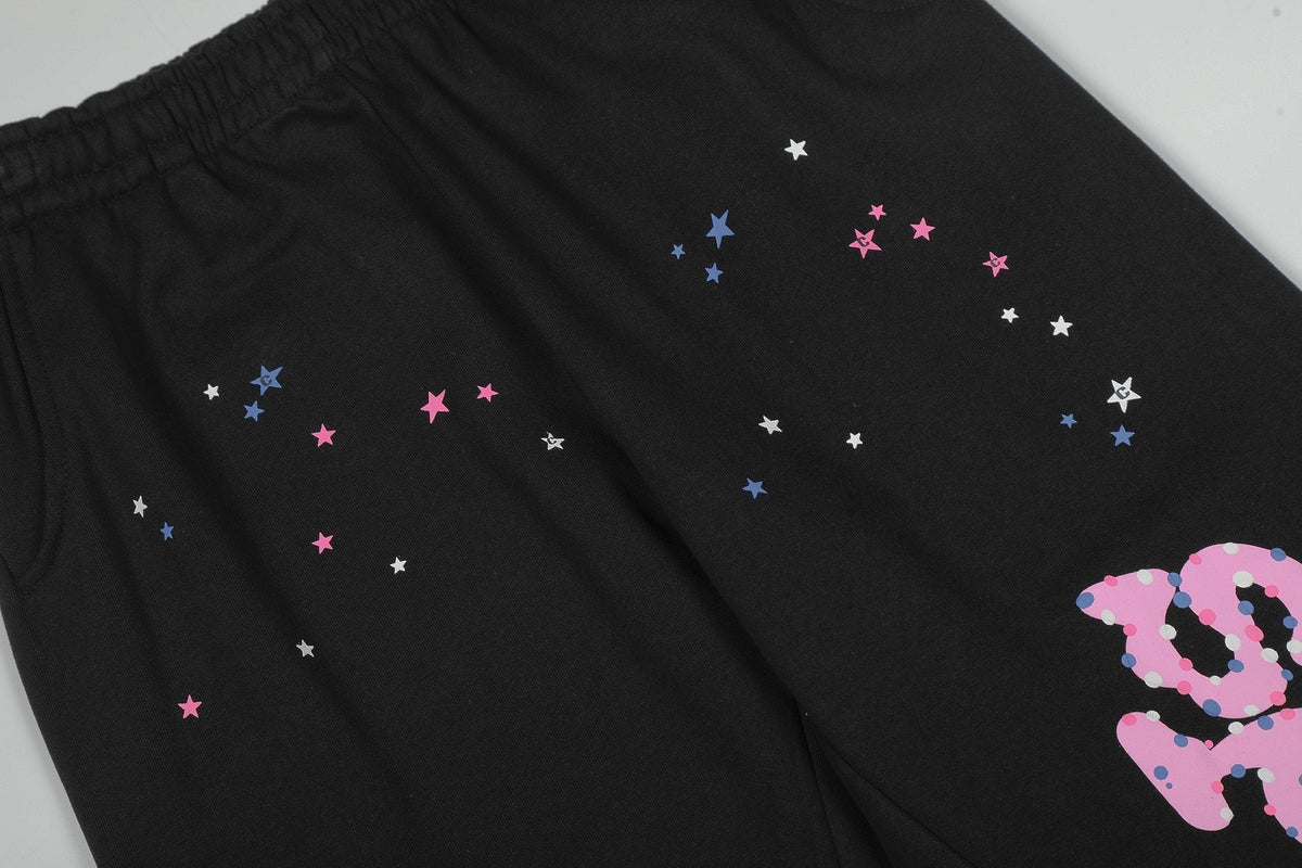 Sp5der Spider-Web Graphic Hoodie & Jogger Matching Set