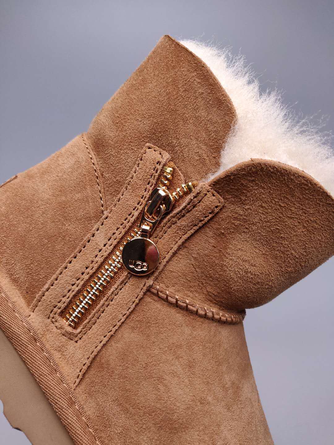 Chestnut Side Zip Ankle Boots — New Arrival | In Stock