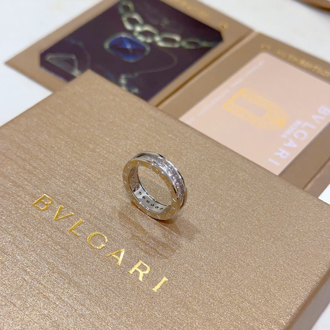 BVLGARI Enamel Ceramic Ring