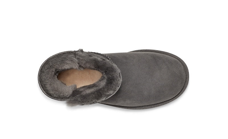 Grey Side Zip Ankle Boots — New Arrival | In Stock