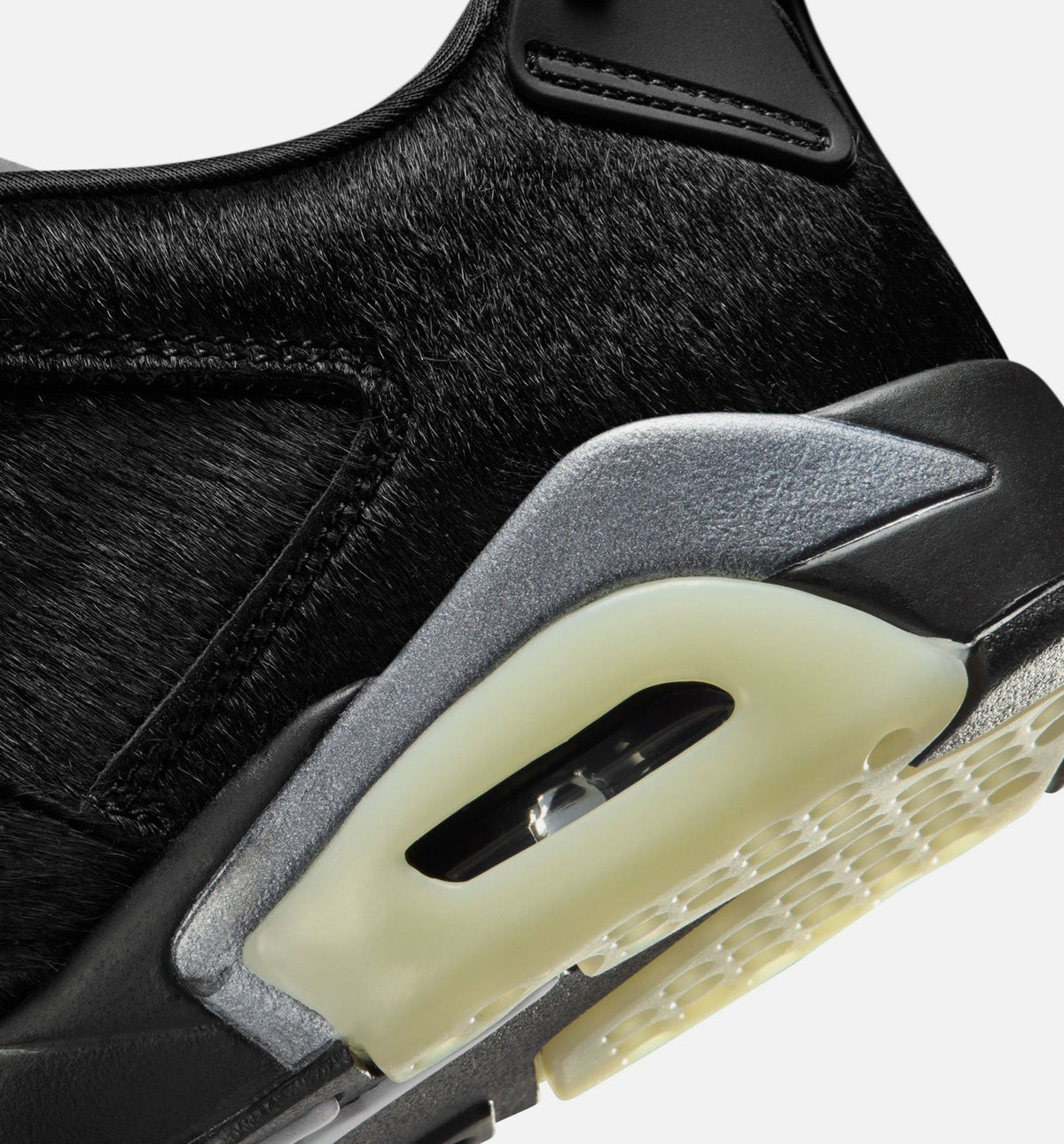 Air Jordan 6 Retro Low Blackout – Women's Lifestyle Shoe in Black/Black