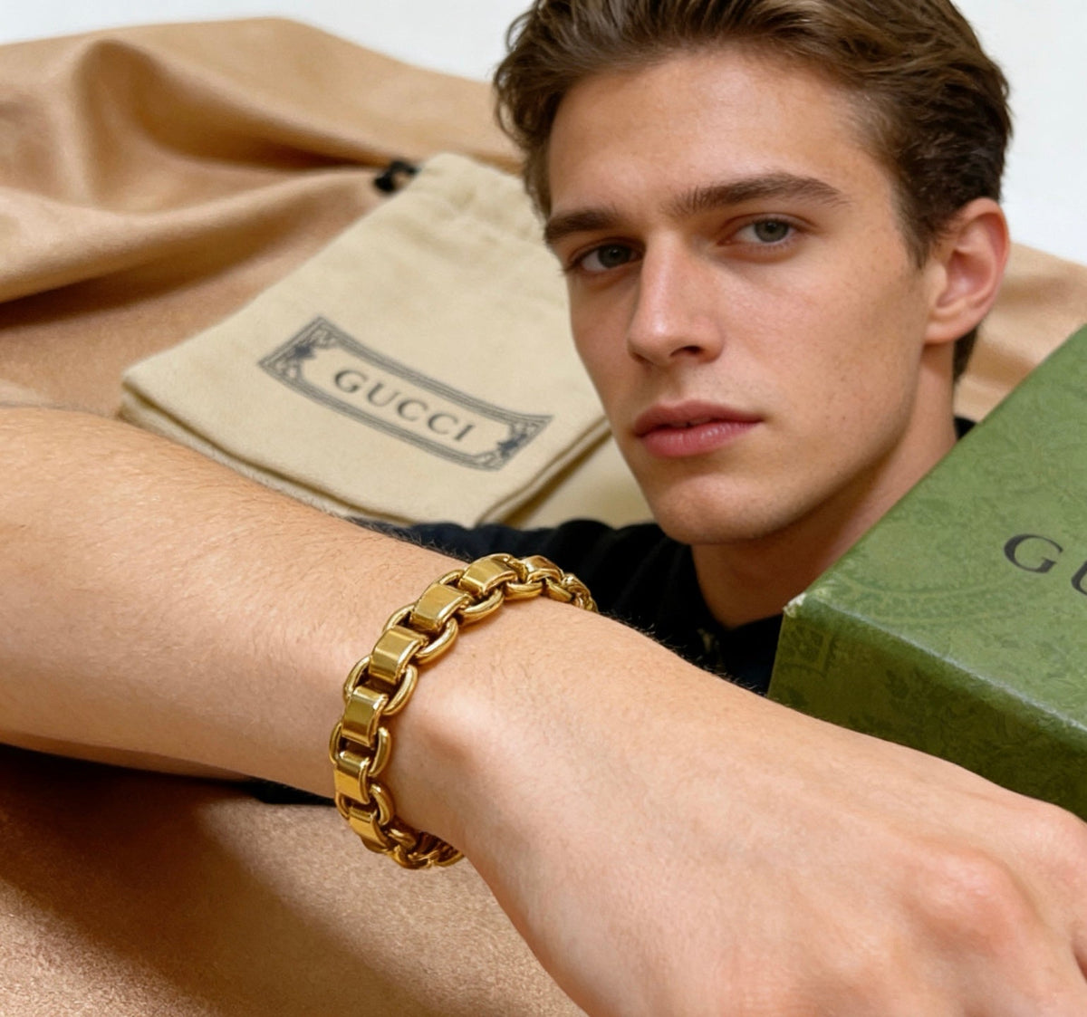 Gucci Polished Chain Bracelet