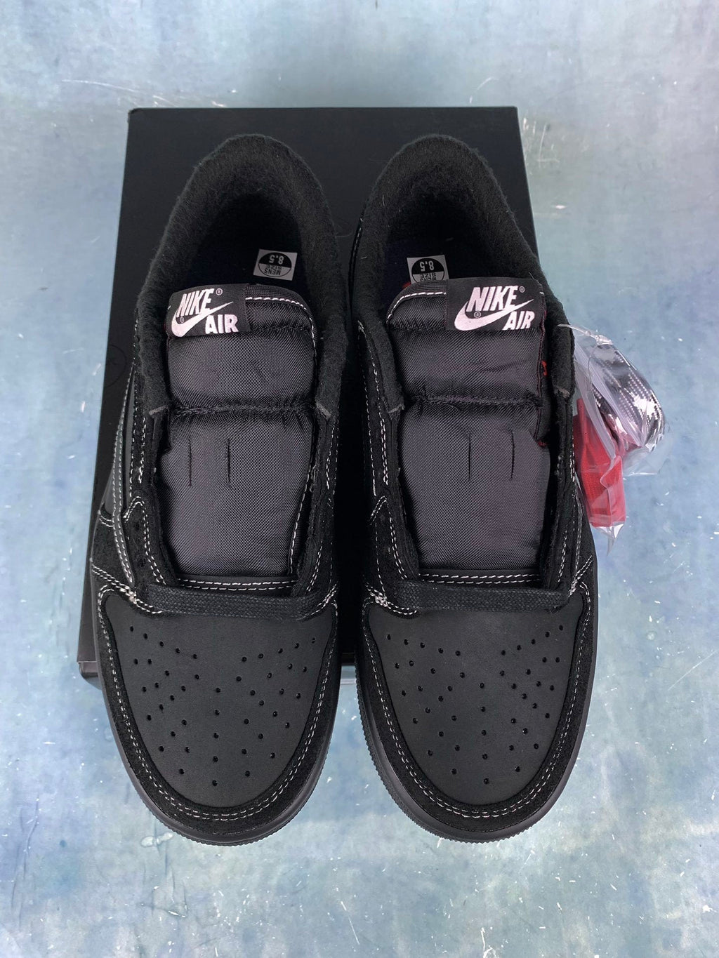 Air Jordan 1 Low Black Phantom TS Style 07 Unisex Sneakers