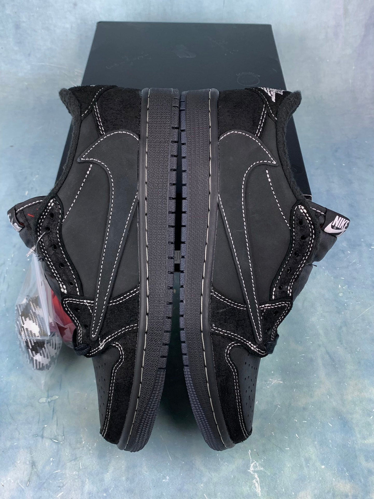 Air Jordan 1 Low Black Phantom TS Style 07 Unisex Sneakers